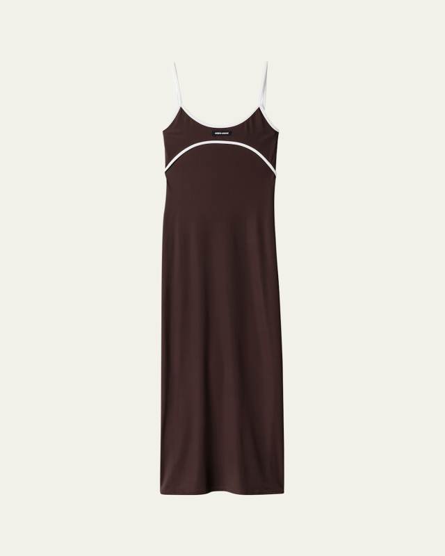 Jersey Stretch Tank Top Midi Dress